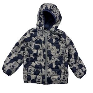 Baby Gap + Disney Mickey Mouse Puffer Jacket Toddler Size 5 Years Lightweight